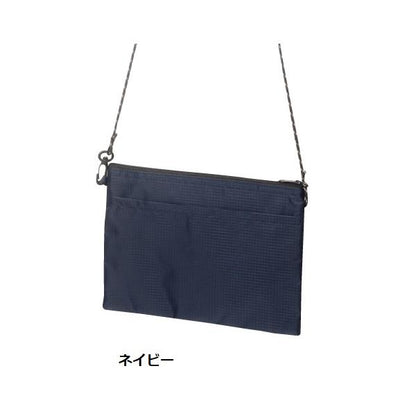 サコッシュ スマホショルダー 2WAY ポケット付 丈夫な生地 撥水加工 ノベルティ テントクロスサコッシュ