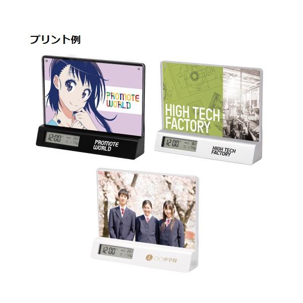 写真立て フォトフレーム 置き時計 推し活 記念品 ノベルティ 小ロット フォトフレームクロック