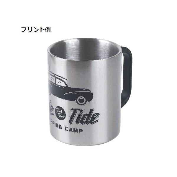 マグカップ 300ml ステンレス レーザー刻印可能 記念品 ノベルティ 小ロット ステンレスマグ