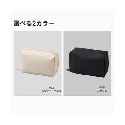 コスメポーチ 大容量 小物入れ かわいい雑貨 ノベルティ ベーシックスクエアポーチ