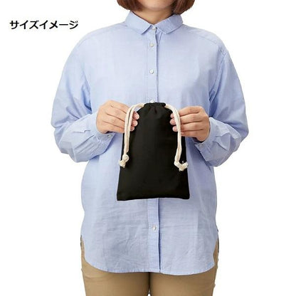 巾着 コットン 小物収納 コットン巾着 Mサイズ