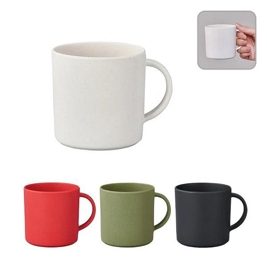 マグカップ 310ml エコ素材 割れにくい 食器 記念品 ノベルティ 小ロット バンブーファイバー入りマグカップ