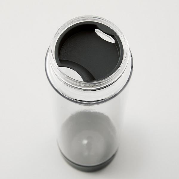 クリアボトル ハンドル付 マイボトル 水筒 550ml ノベルティ 小ロット MOTTERUハンドル付クリアボトル 550ml