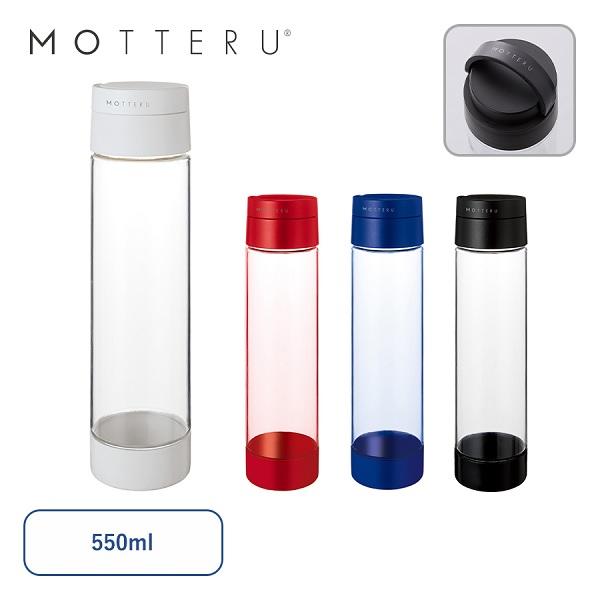 クリアボトル ハンドル付 マイボトル 水筒 550ml ノベルティ 小ロット MOTTERUハンドル付クリアボトル 550ml