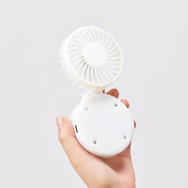 ハンディファン 首掛け扇風機 携帯ファン ミニ扇風機 ネッククーラー 熱中症対策 猛暑対策 ハンズフリーUSBファン ver.2