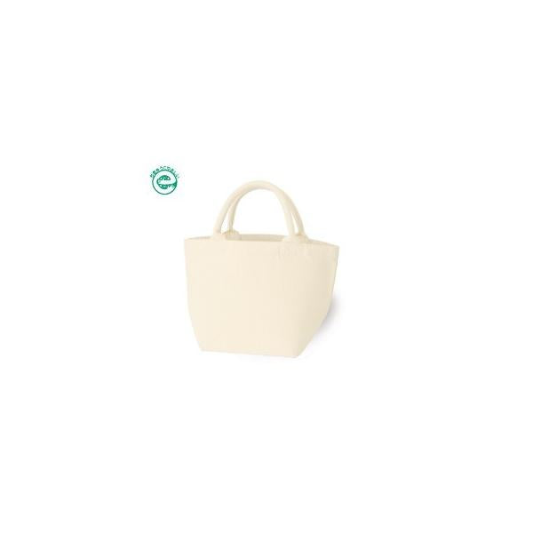 エコバッグ ミニバッグ ランチバッグ サブバッグ コットン 格安 景品 販促品 ノベルティ 小ロット 厚手キャンバスパイプハンドルトート