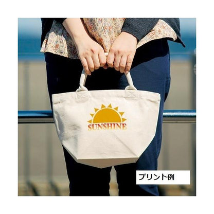 エコバッグ ミニバッグ ランチバッグ サブバッグ コットン 格安 景品 販促品 ノベルティ 小ロット 厚手キャンバスパイプハンドルトート