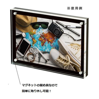 フォトフレーム 写真立て フォトスタンド L判サイズ 入れ替え簡単 おしゃれ雑貨 ノベルティ 記念品 小ロット アクリルフォトフレーム