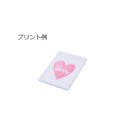 コンパクトミラー ポケットミラー 手鏡 セルフケア 記念品 ノベルティ フロストスクエアミラー Sサイズ