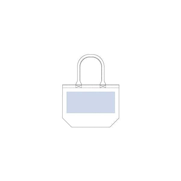 エコバッグ A4サイズ コットン マイバッグ 買い物バッグ ノベルティ 小ロット 厚手キャンバスパイプハンドルトート Mサイズ