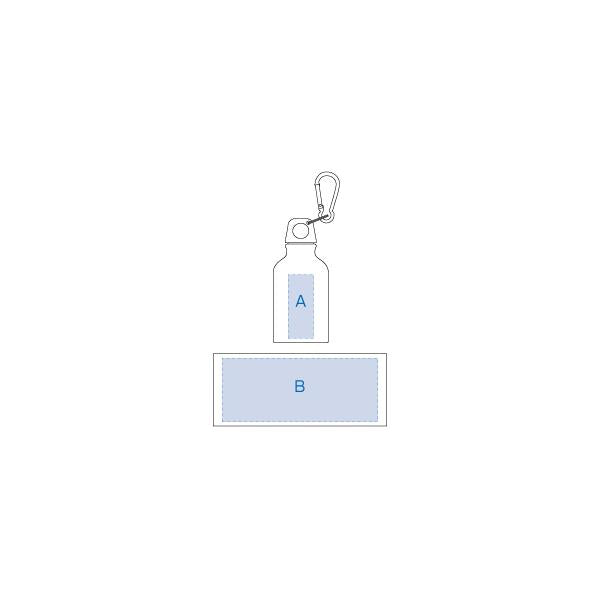 マイボトル アルミボトル 水筒 320ml フルカラー印刷対応 ノベルティ 小ロット アルミマウンテンボトル 昇華転写対応