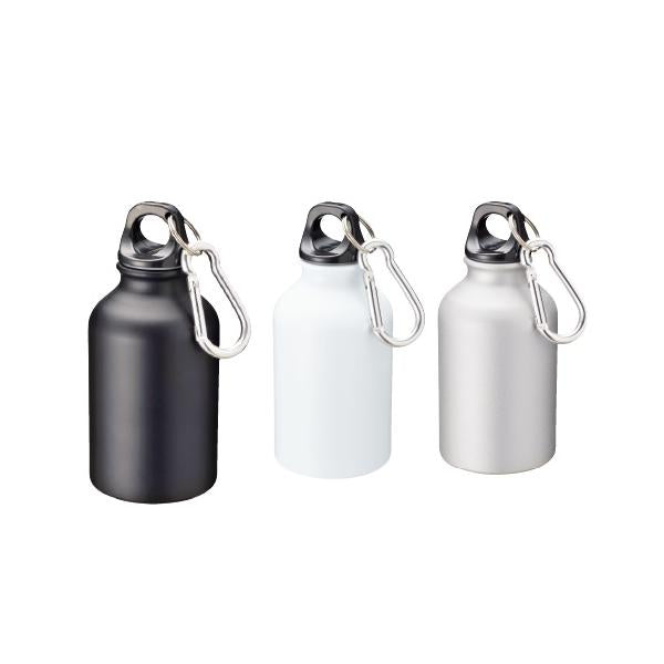 マイボトル アルミボトル 水筒 320ml カラビナ付 ノベルティ 小ロット アルミマウンテンボトル