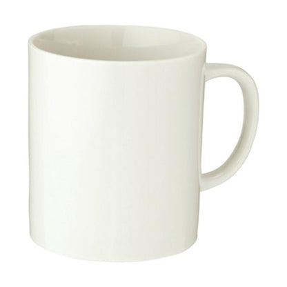 マグカップ 310ml 陶器 食器 フルカラー印刷対応 記念品 ノベルティ 小ロット 陶器マグ ストレート Mサイズ