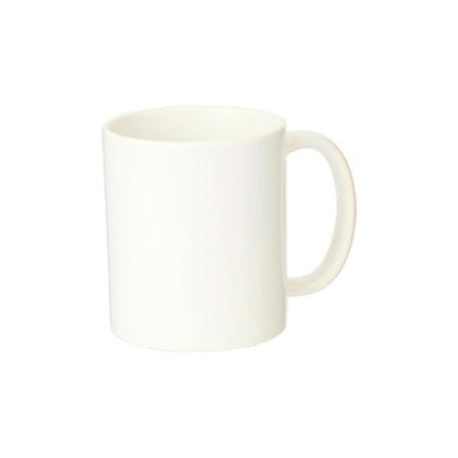 マグカップ 340ml 陶器 食器 フルカラー印刷対応 ノベルティ 小ロット 陶器マグ ストレート M+サイズ