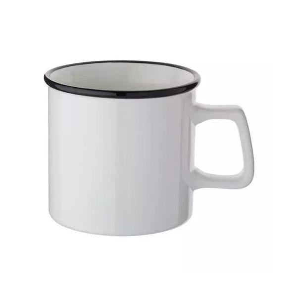マグカップ 270ml 陶器 かわいい雑貨 ノベルティ 小ロット 陶器マグストレート ラウンドリップ