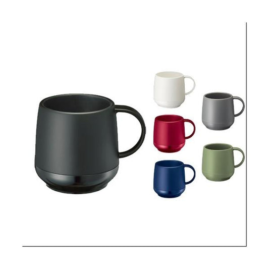 マグカップ カフェマグ プラサーモマグ 缶ホルダー 食器 記念品 ノベルティ 小ロット プラサーモカフェマグ