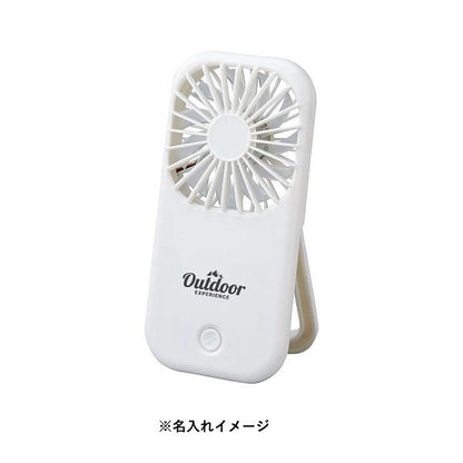 ハンディファン ミニ扇風機 熱中症対策 猛暑対策 ノベルティ 小ロット 涼感グッズ ポータブル＆スタンドファン