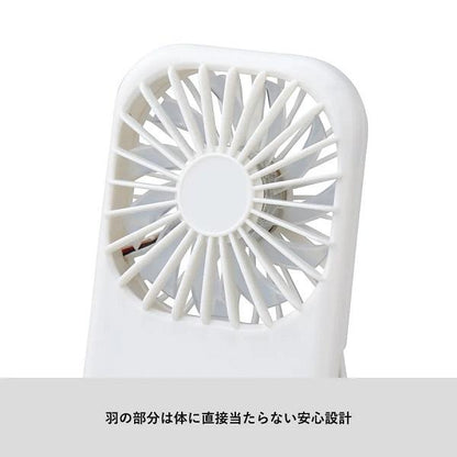 ハンディファン ミニ扇風機 熱中症対策 猛暑対策 ノベルティ 小ロット 涼感グッズ ポータブル＆スタンドファン