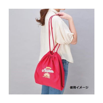 巾着バッグ エコバッグ 2WAY コンパクトにまとまる ノベルティ クルリト デイリー巾着バッグ