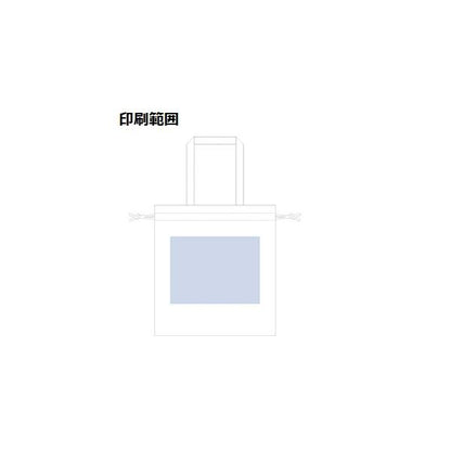 巾着バッグ コットン マチ付 エコバッグ マイバッグ ノベルティ 小ロット 厚手コットンガゼット巾着トート Lサイズ ナチュラル