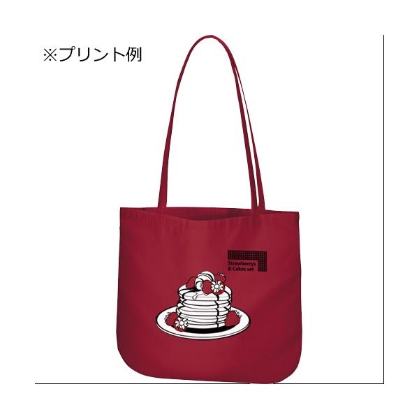 エコバッグ 肩掛け 丸めフォルム コットン マイバッグ 厚手コットンラウンドボトムバッグ Mサイズ