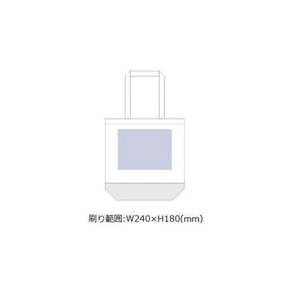 エコバッグ 肩掛け コットン 買い物バッグ マイバッグ ノベルティ キャンバス カラーボトムトート Mサイズ