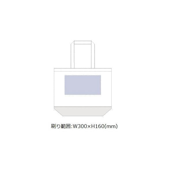 エコバッグ 大容量 コットン マイバッグ 買い物バッグ ノベルティ 小ロット キャンバス カラーボトムトート Lサイズ