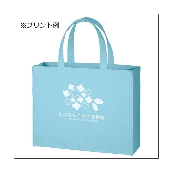 エコバッグ コットン 横型 マイバッグ イベントバッグ 格安 景品 ノベルティ 販促品 キャンバスカレッジトート Lサイズ ワイド