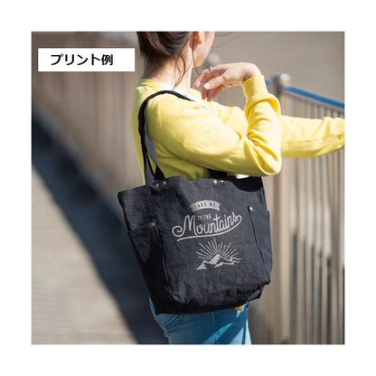 エコバッグ 肩掛け 丈夫な生地 コットン マイバッグ 記念品 ノベルティ 小ロット ウォッシュキャンバス マルチスタッズトート Mサイズ