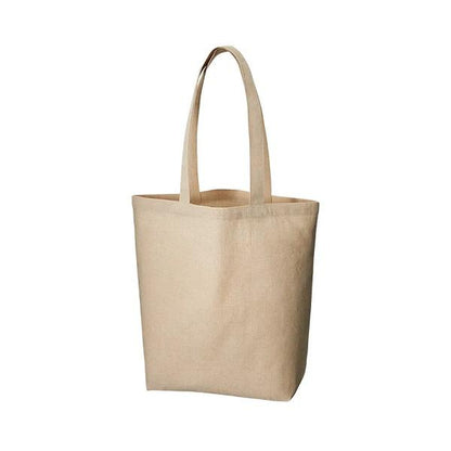 エコバッグ マチあり エコ素材 リサイクルコットン マイバッグ 買い物バッグ ノベルティ シャンブリック マチ付トート Mサイズ