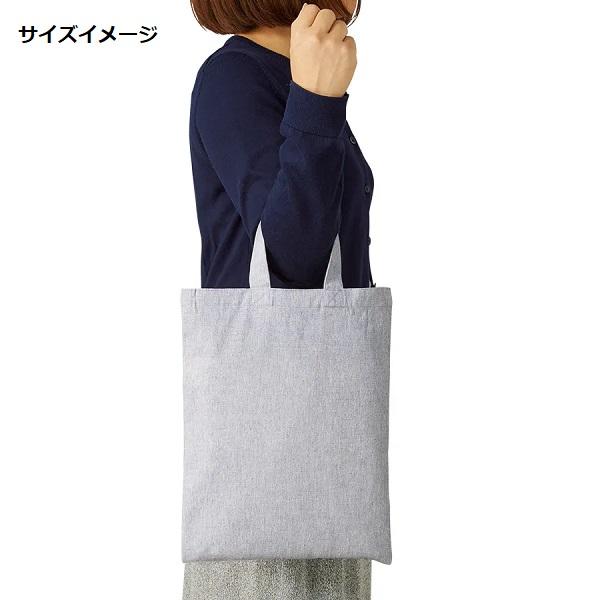 エコバッグ A4サイズ イベントバッグ エコ素材 リサイクルコットン シャンブリック A4フラットトート