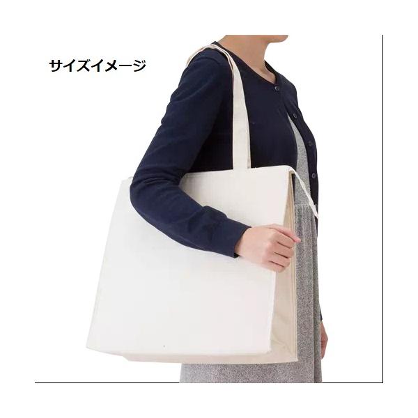 大容量保冷バッグ エコバッグ 肩掛け 買い物バッグ レジャーバッグ ファスナー ノベルティ 小ロット キャンバススクエア保冷トート Mサイズ