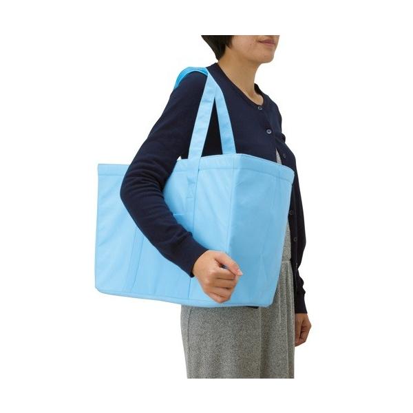 レジカゴバッグ 保冷 エコバッグ かごバッグ 買い物バッグ ノベルティ 小ロット 不織布保冷レジカゴトート