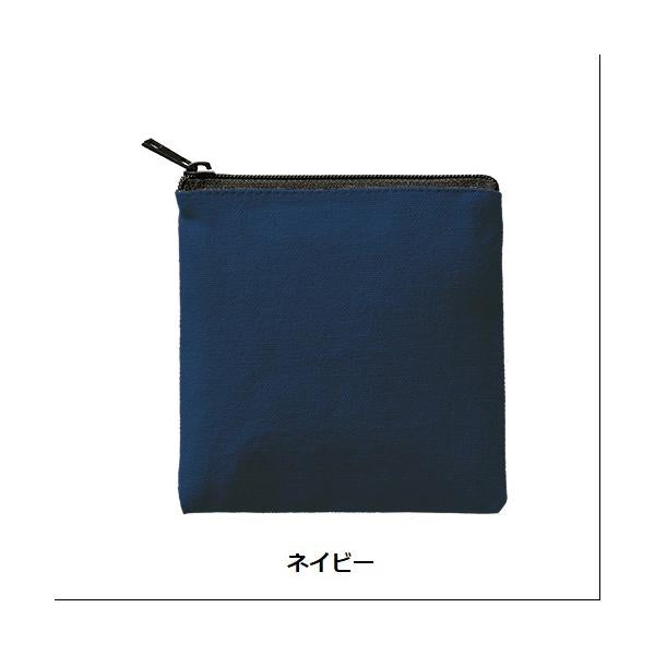 コスメポーチ 小物入れ コットン かわいい雑貨 ライトキャンバスフラットポーチ SSサイズ