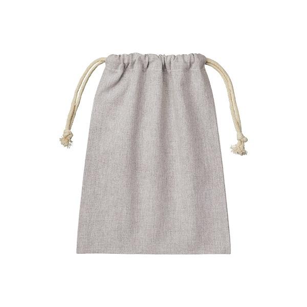 巾着 エコ素材 リサイクルコットン 小物入れ 記念品 シャンブリック巾着 Mサイズ