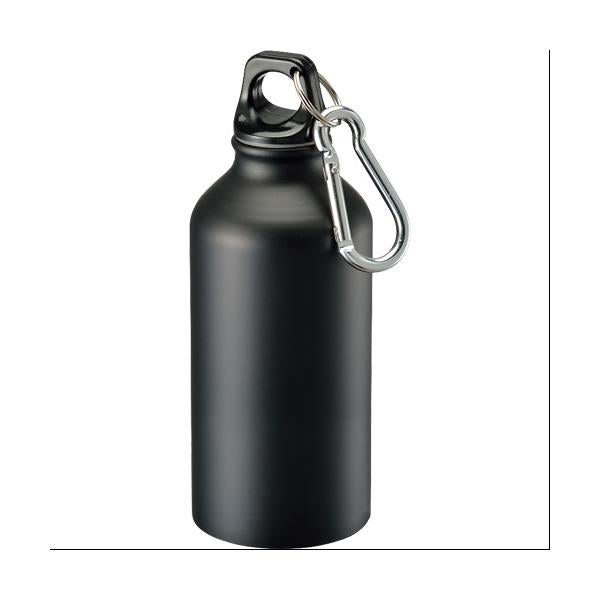 マイボトル アルミボトル 水筒 400ml カラビナ付 ノベルティ 小ロット アルミマウンテンボトル 400ml