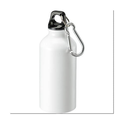 マイボトル アルミボトル 水筒 400ml カラビナ付 ノベルティ 小ロット アルミマウンテンボトル 400ml