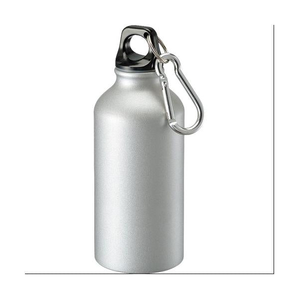 マイボトル アルミボトル 水筒 400ml カラビナ付 ノベルティ 小ロット アルミマウンテンボトル 400ml