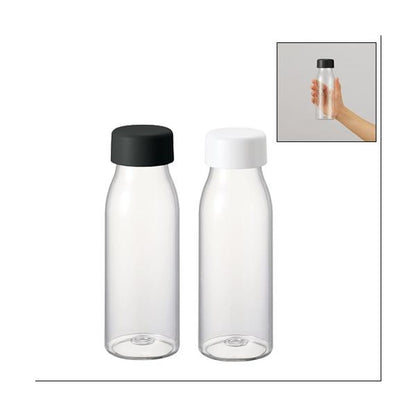 クリアボトル 480ml 牛乳瓶型 マイボトル 水筒 ノベルティ 小ロット ミルク瓶クリアボトル