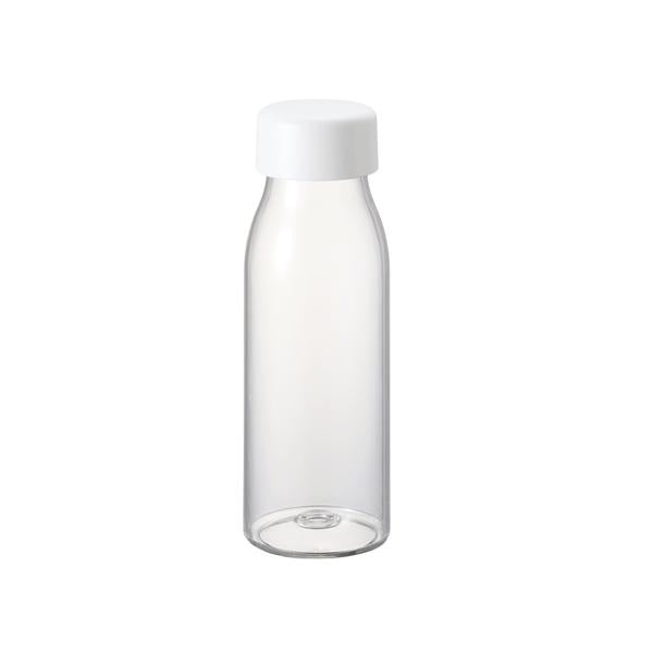 クリアボトル 480ml 牛乳瓶型 マイボトル 水筒 ノベルティ 小ロット ミルク瓶クリアボトル