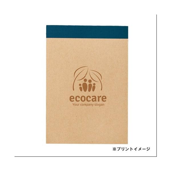 メモ帳 5mm方眼 再生紙 A6 エコ文具 ノベルティ リサイクルA6メモパッド