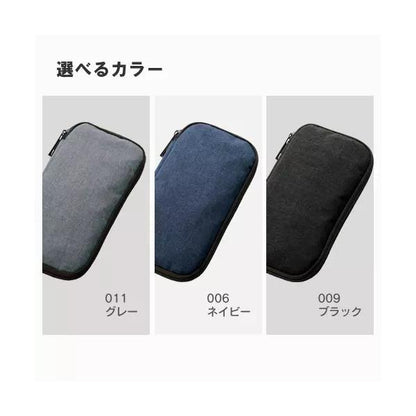 ペンケース 小物入れ コスメポーチ モバイルポーチ 便利文具 ノベルティ 小ロット 文具まとめて持ち運びポーチ