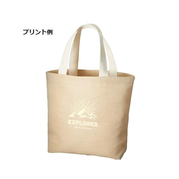麻混生地 エコバッグ 大容量 買い物バッグ マイバッグ 記念品 ノベルティ 小ロット ジュートコットントート Lサイズ