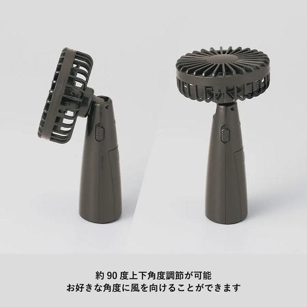 ハンディファン ミニ扇風機 首掛け扇風機 熱中症対策 猛暑対策 ノベルティ 小ロット 涼感グッズ ポータブル首かけハンディファン