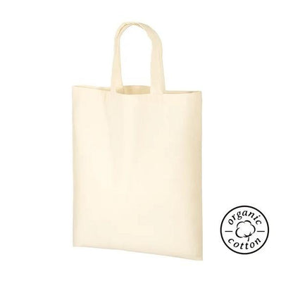 オーガニックコットンA4フラットバッグ ナチュラル