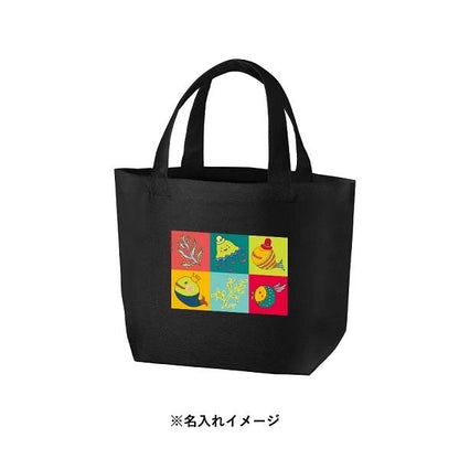 オーガニックコットンキャンバストート Sサイズ 内ポケット付 ブラック