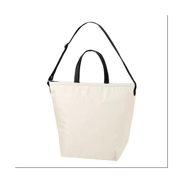 大容量保冷バッグ 肩掛け エコバッグ 買い物バッグ レジャーバッグ ファスナー 格安 景品 販促品 ノベルティ 小ロット 保冷ベーシックショルダートート