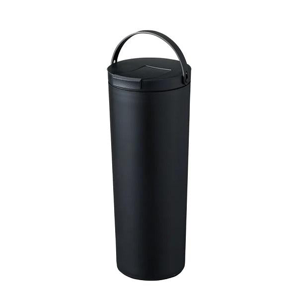 マイタンブラー 390ml ハンドル付 記念品 ノベルティ 小ロット フラットトップサーモハンドルタンブラー