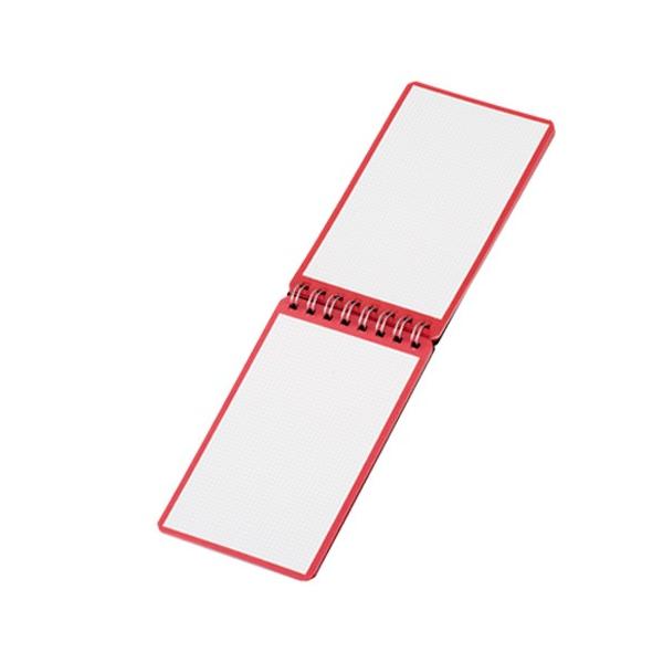 メモ帳 リングメモ サイドカラー スマホサイズ 日本製 記念品 ノベルティ サイドカラーリングメモ