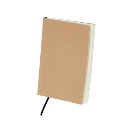 A6ノート 文庫本サイズ 無地 しおり付 かっこいい文具 記念品 ノベルティ クラフトノート(文庫本サイズ)